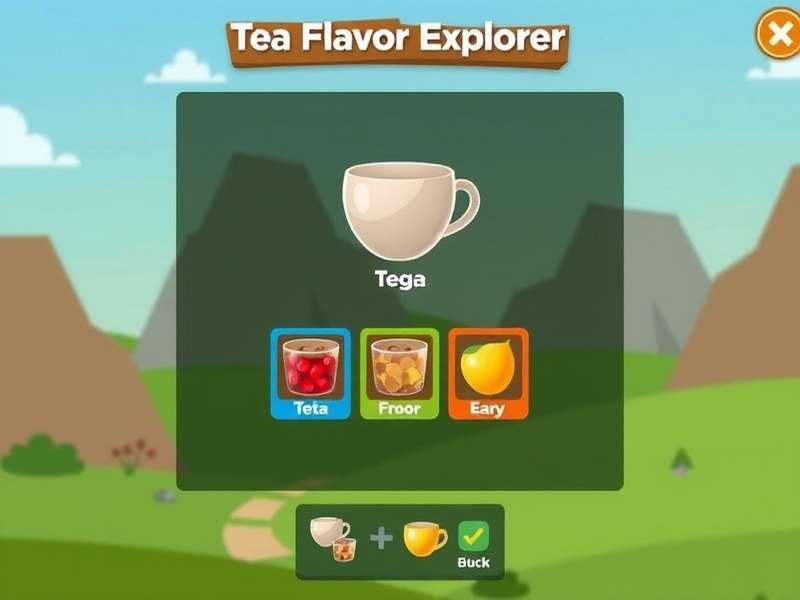 Tea Flavor Explorer Game Screenshot